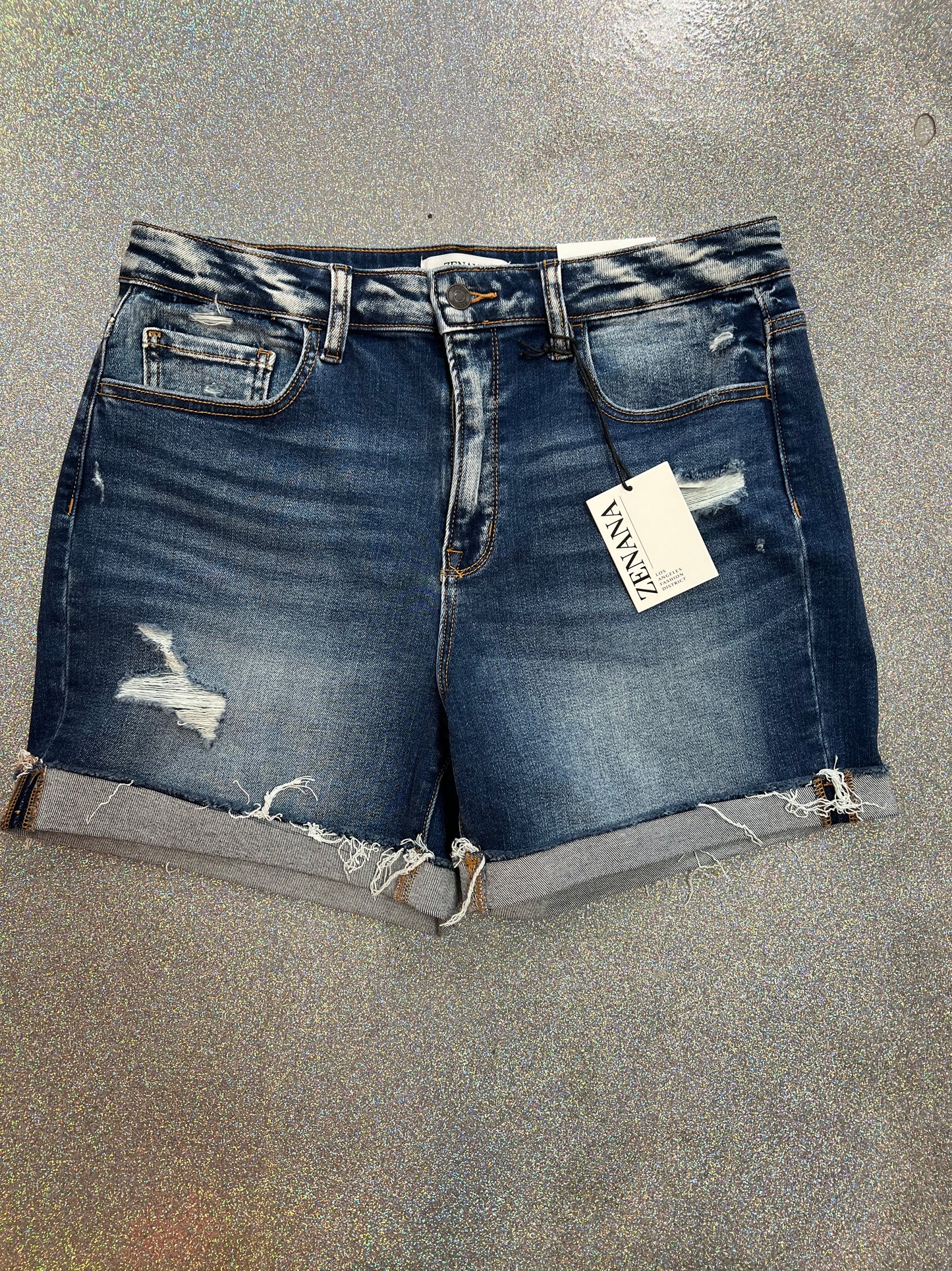 Zenana Cuffed Shorts