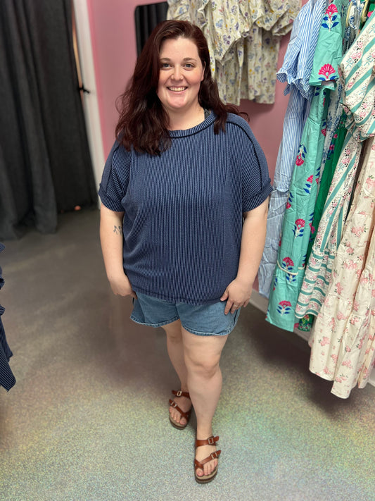 Navy Top