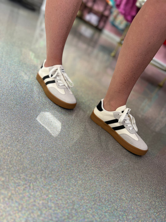 White Stripe Sneaker