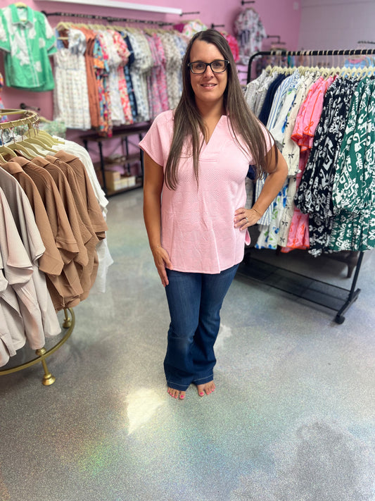 Water Lily Pink Top
