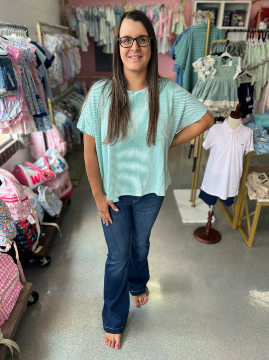 Amber Top Blue