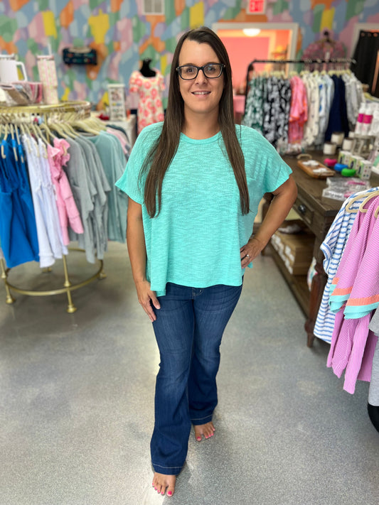 Soft Knit Top Mint