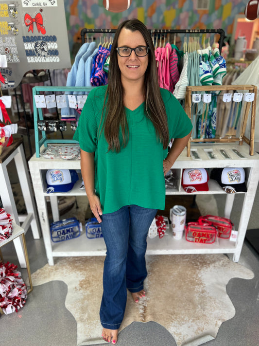 Zenana Popular Top Green