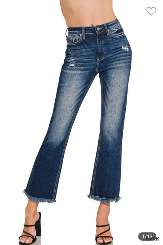 HR Raw Hem Denim
