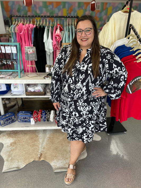 Forest Dress Black