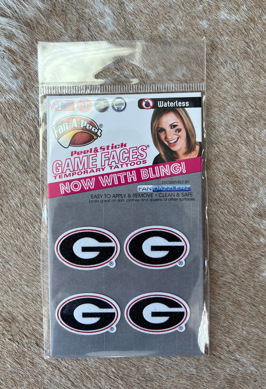 Game Day Face Tattoos